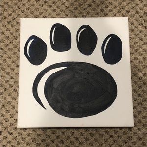 Penn State Nittany Lion Paw Canvas
